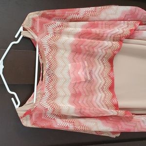 Antthony  dress with attached cape / shall